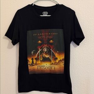 Star Wars Episode I 25th Anniversary Tee - Black
